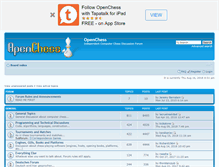 Tablet Screenshot of open-chess.org